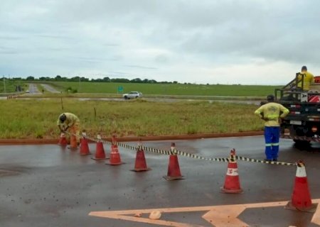 Governo contrata obra emergencial para conter erosão na MS-473 em Nova Andradina