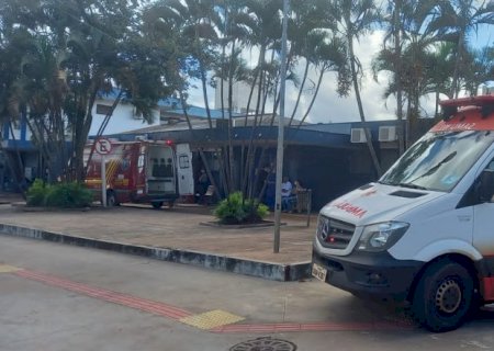 Mulher morre no HV após ser atropelada por caminhão em Dourados.
