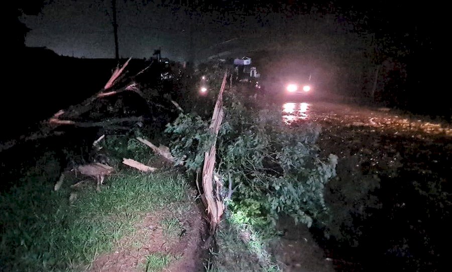 Forte chuva deixa grande rastro de destruição em Nova Andradina