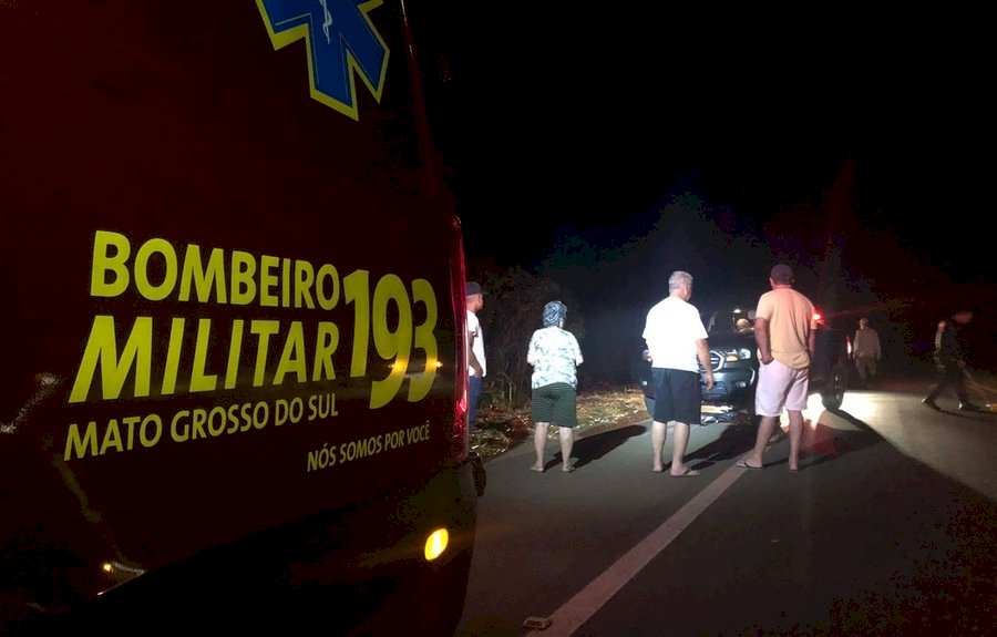 Ciclista é atropelado por caminhonete na alça do anel viário em Nova Andradina