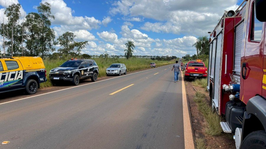 Nova Andradina -Idosa é encontrada morta dentro do carro nas margens da MS-134.