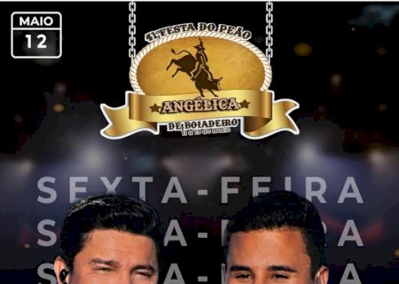 Angélica terá uma das maiores e melhores festas totalmente aberta e gratuita ao público, a 41°Festa do Peão de Boiadeiro.