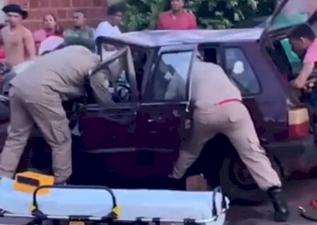 Após colisão, motorista morre a caminho do hospital em Nova Andradina