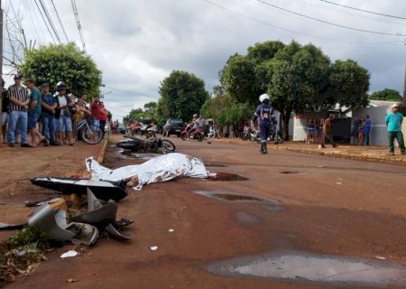 Jovem de 27 anos morre em acidente entre carro e moto.
