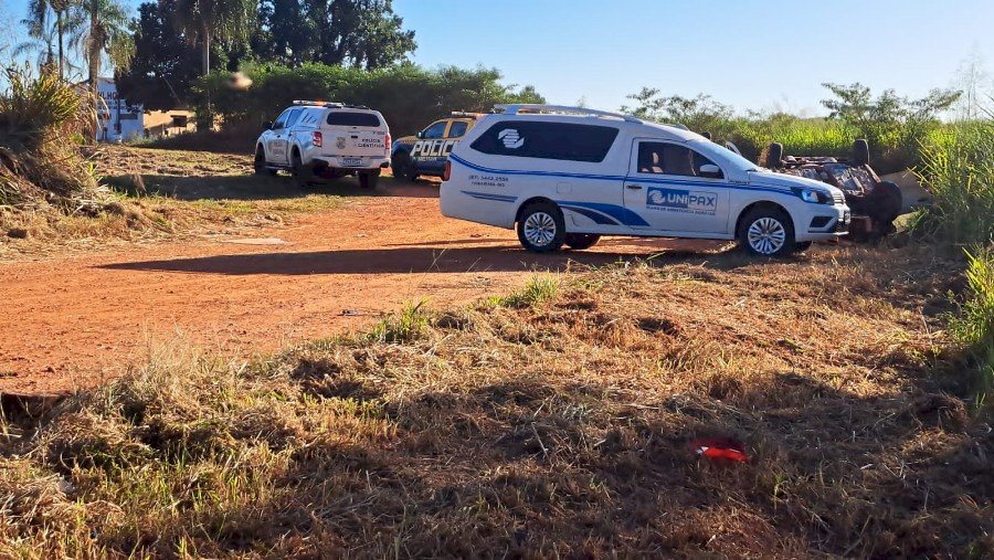 Angélica - Acidente na curva das Três Marias na MS 141 deixa uma vítima fatal.