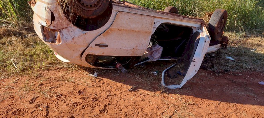 Angélica - Acidente na curva das Três Marias na MS 141 deixa uma vítima fatal.