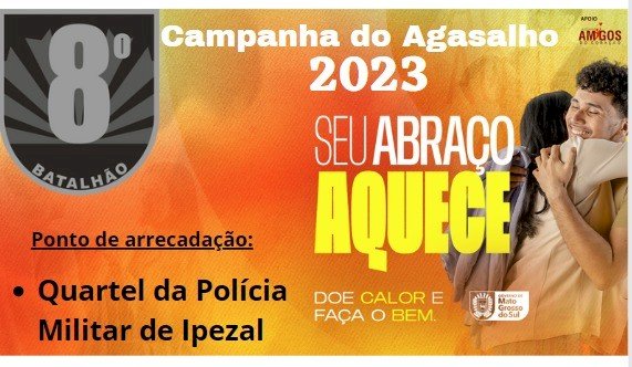 Campanha do agasalho 2023 'SEU ABRAÇO AQUECE'