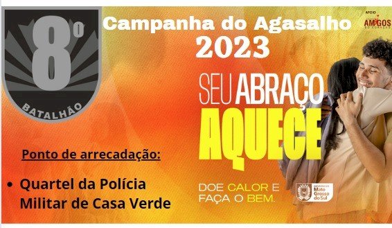 Campanha do agasalho 2023 'SEU ABRAÇO AQUECE'