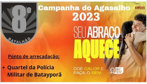 Campanha do agasalho 2023 'SEU ABRAÇO AQUECE'