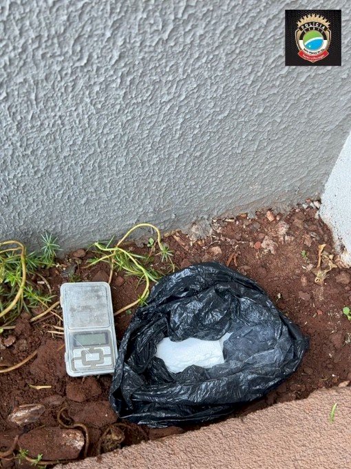 Polícia Civil localiza drogas e dinheiro enterrados em residência.