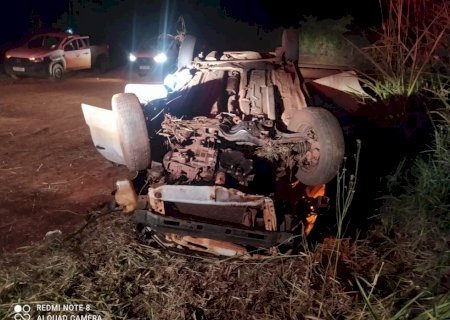 Angélica - Acidente na curva das Três Marias na MS 141 deixa uma vítima fatal.
