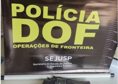 Nova Andradina - DOF apreende arma de fogo na MS-141.