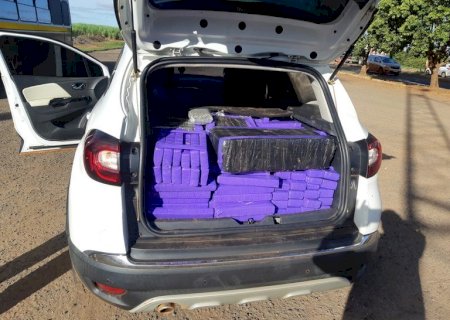 PRF apreende 700 Kg de maconha em Nova Alvorada do Sul