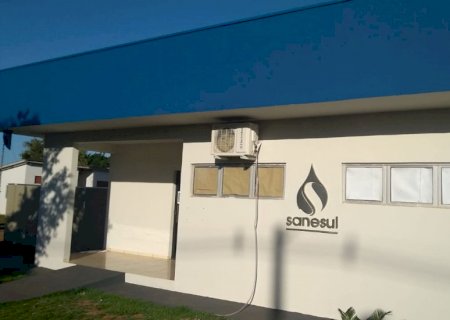A Sanesul informa que poderá haver falta de água nos seguintes bairros: CIDADE TODA