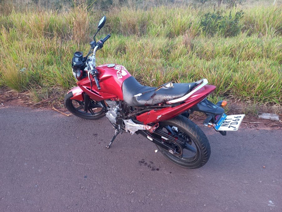 Nova Andradina - Motociclista morre após colidir em animal na pista na região de Nova Casa Verde