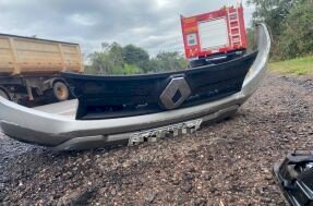 Capotamento na BR-262 mata motorista e deixa criança em estado grave.
