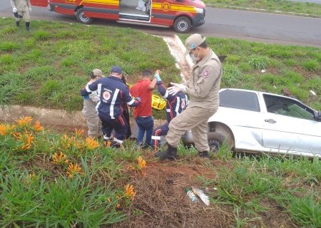 Acidente entre Nova Andradina e Batayporã na MS 134.