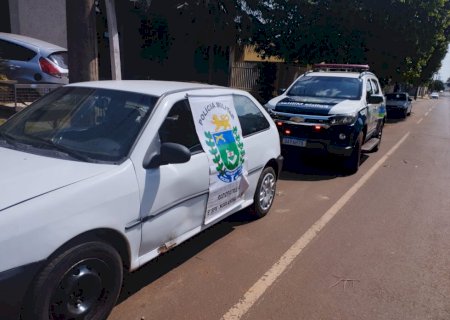 Polícia Militar recupera veículo furtado em Nova Andradina