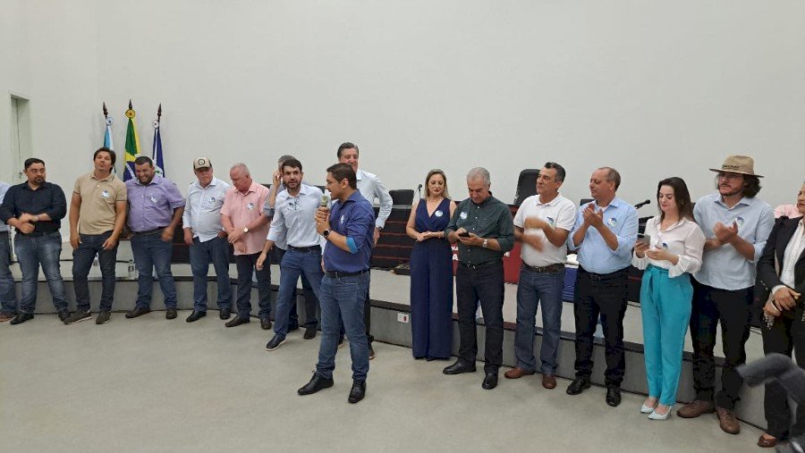 Prefeito de Angélica Edinho Cassuci se filia ao PSDB e partido domina 62% das prefeituras de MS.