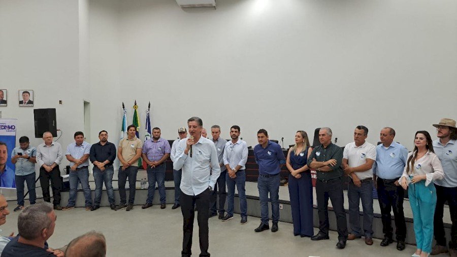 Prefeito de Angélica Edinho Cassuci se filia ao PSDB e partido domina 62% das prefeituras de MS.