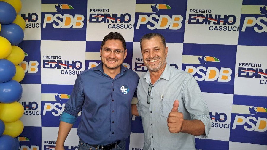 Prefeito de Angélica Edinho Cassuci se filia ao PSDB e partido domina 62% das prefeituras de MS.