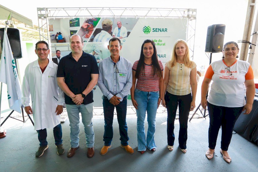 Em Figueirão, presidente Marcelo Bertoni participa do programa Saúde do Homem e da Mulher Rural