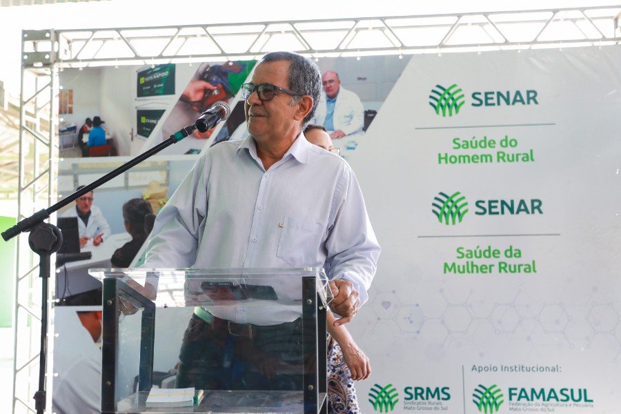 Em Figueirão, presidente Marcelo Bertoni participa do programa Saúde do Homem e da Mulher Rural