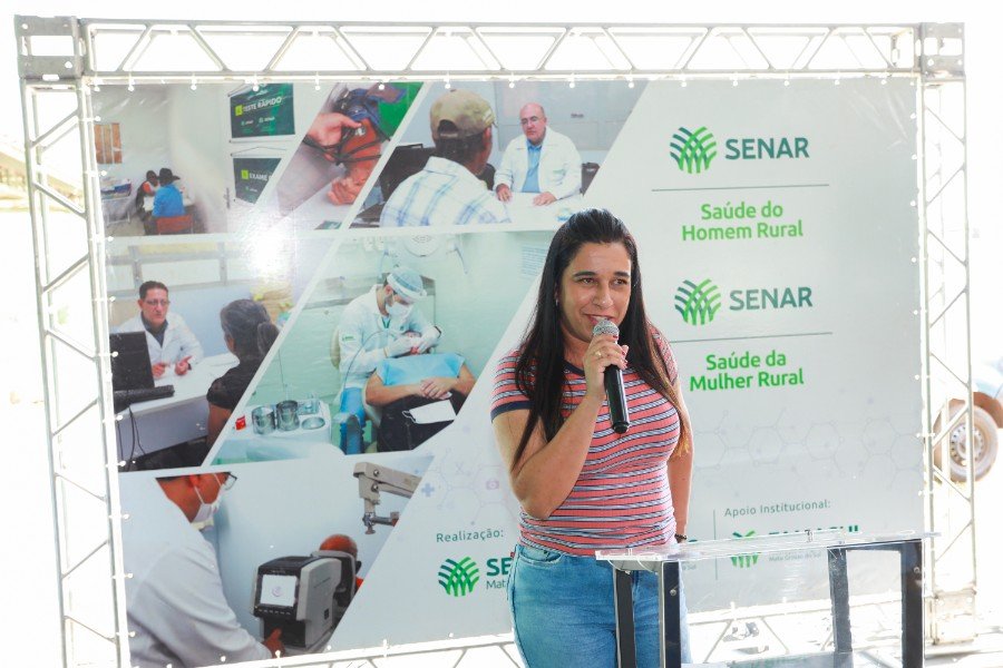Em Figueirão, presidente Marcelo Bertoni participa do programa Saúde do Homem e da Mulher Rural