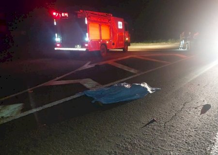 NOVA ANDRADINA: Homem morre após ser atropelado por ônibus da Viação Motta na BR-267