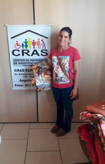 Secretaria de Assistência Social finaliza entrega de cobertores em Angélica e Ipezal