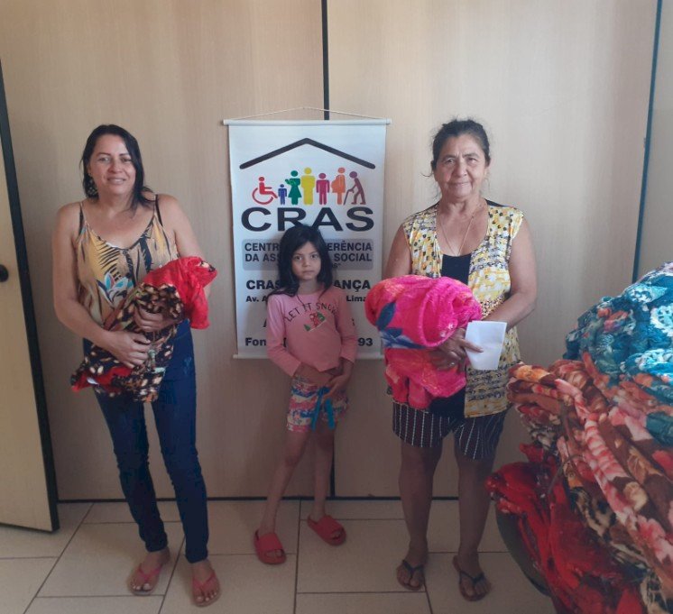 Secretaria de Assistência Social finaliza entrega de cobertores em Angélica e Ipezal