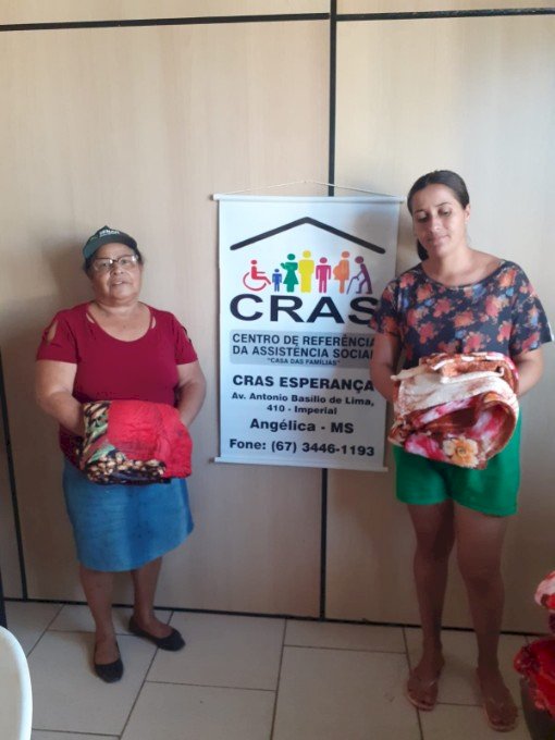Secretaria de Assistência Social finaliza entrega de cobertores em Angélica e Ipezal