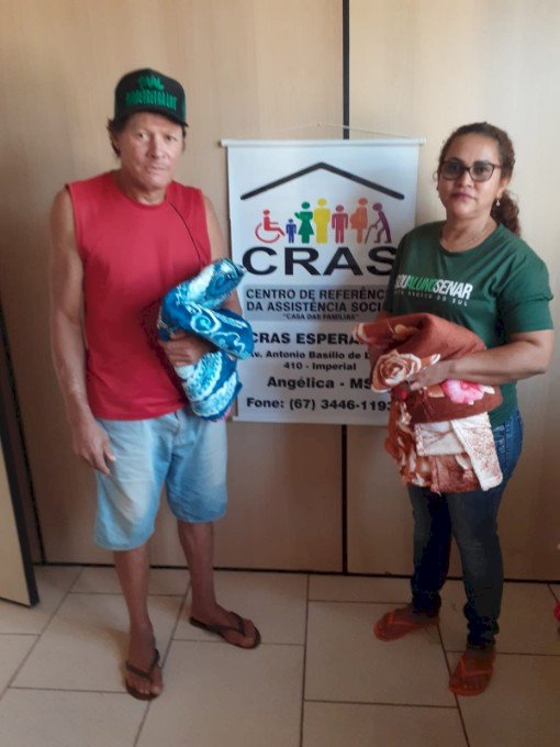 Secretaria de Assistência Social finaliza entrega de cobertores em Angélica e Ipezal