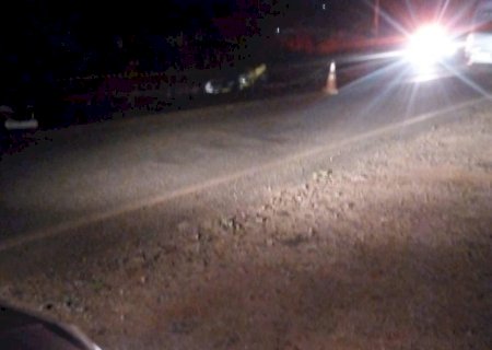 Deodápolis - Jovem perde controle da direção da moto caí e morre em acidente na MS- 145