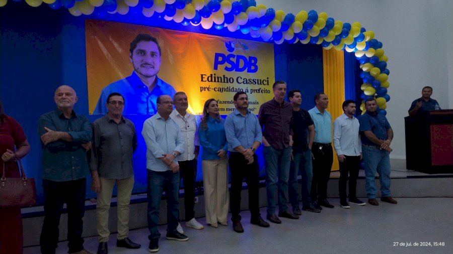 Angélica - PSDB realiza convenção e confirma 'Edinho Cassuci' para disputar a reeleição, junto com Paulo Conconi como vice