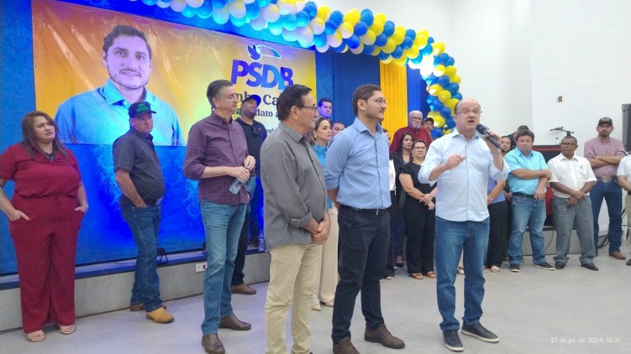 Angélica - PSDB realiza convenção e confirma 'Edinho Cassuci' para disputar a reeleição, junto com Paulo Conconi como vice