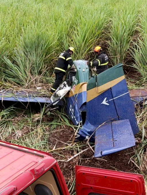 Queda de aeronave agrícola provoca morte de piloto em Nova Andradina