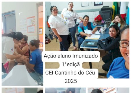 Prefeitura de Angélica realiza a 1ª Edição da Campanha 'Aluno Imunizado 2025'