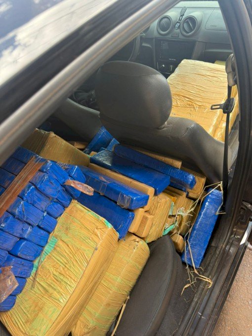 Nova Andradina - Polícia Civil apreende carga com mais de meia tonelada de maconha e prende homem em flagrante