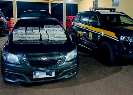 PRF apreende 43 Kg de maconha