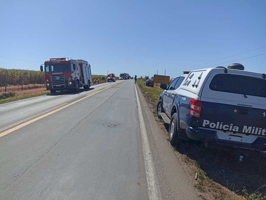 Motociclista fica ferido em acidente com carro na MS-276, entre Batayporã e Anaurilândia