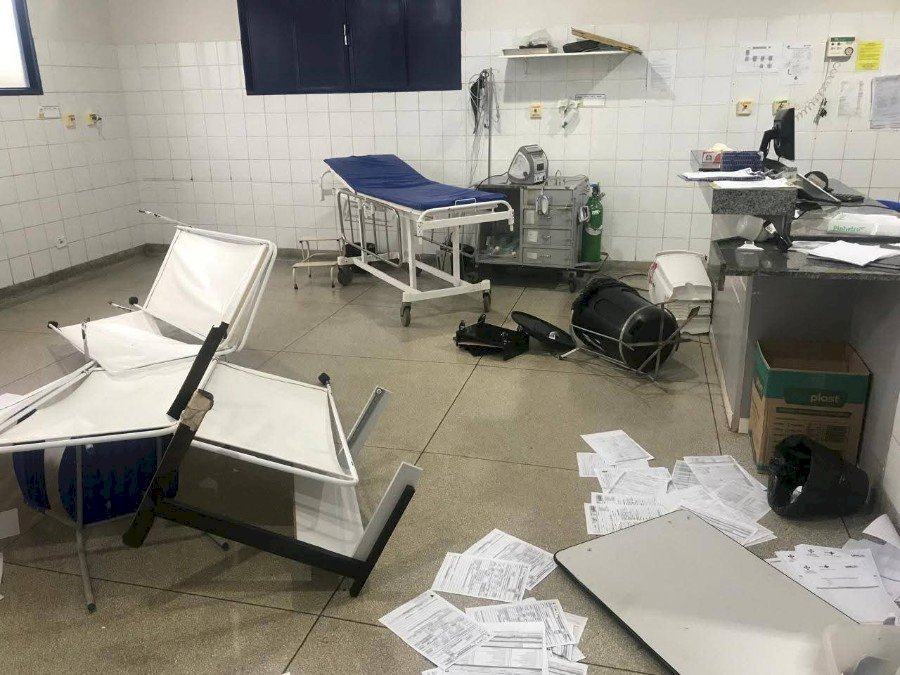 Homem que fez 'quebra-quebra' na UPA deixou mulher ferida ao sair do local