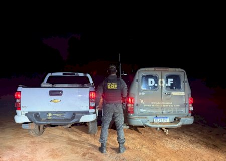 Caminhonete furtada no Paraná é recuperada pelo DOF