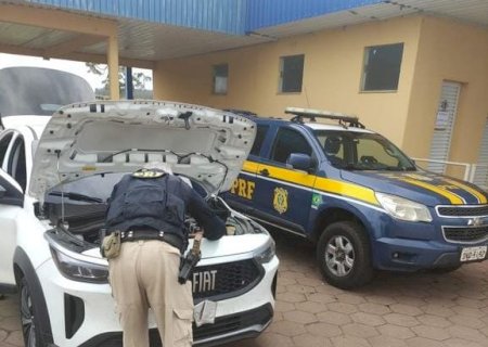PRF recupera veículo na BR - 267