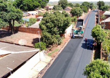Angélica- Asfalto chega na Av. Presidente Kennedy e demais ruas de Ipezal