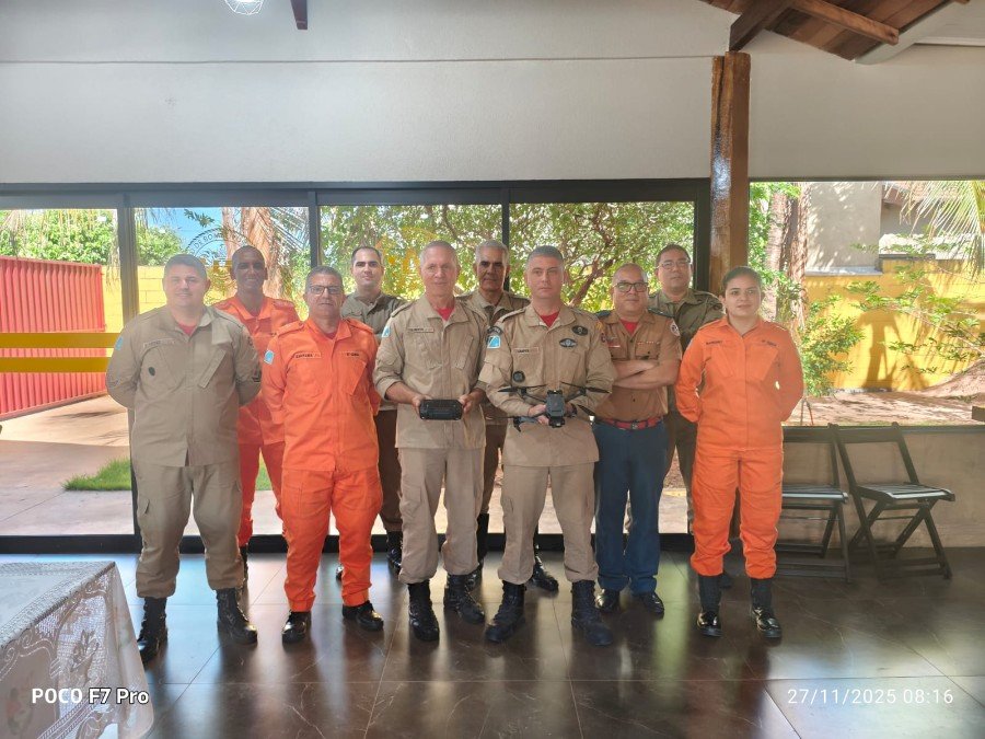 Ivinhema - Bombeiros Militar recebe doação de um drone da Adecogro