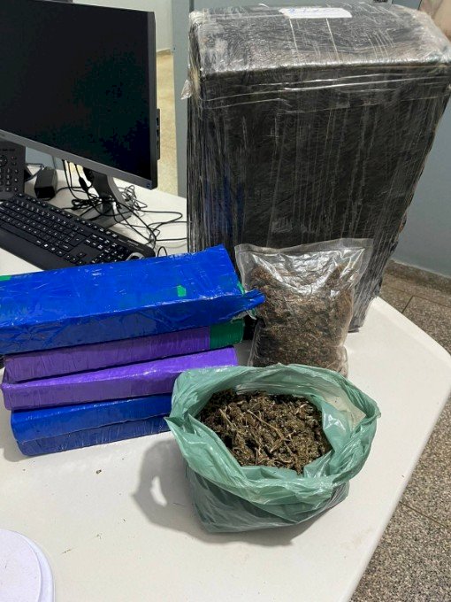 Polícia Civil descobre entreposto de drogas e apreende maís de 33 kg de maconha