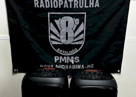 Nova Andradina - Polícia Militar registra ocorrência por perturbação de sossego