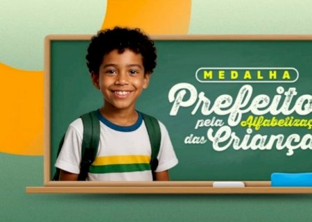 Prefeito de Angélica é homenageado com a Medalha Prefeitos pela Alfabetização das Crianças