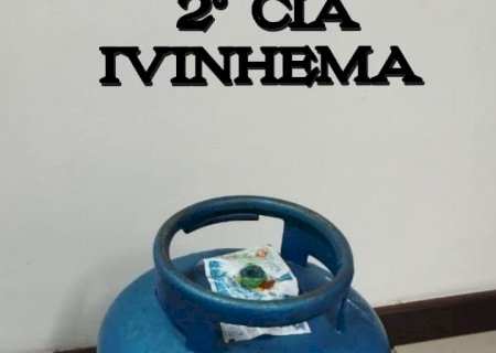 Ivinhema - Homem é preso suspeito de furto de botijão de gás